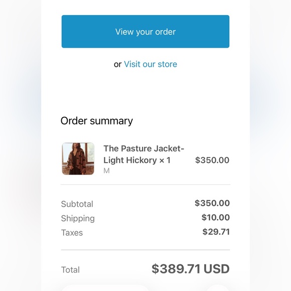 THE GREAT. Brown Fleece Jacket with Black Pattern - Picture 3 of 3